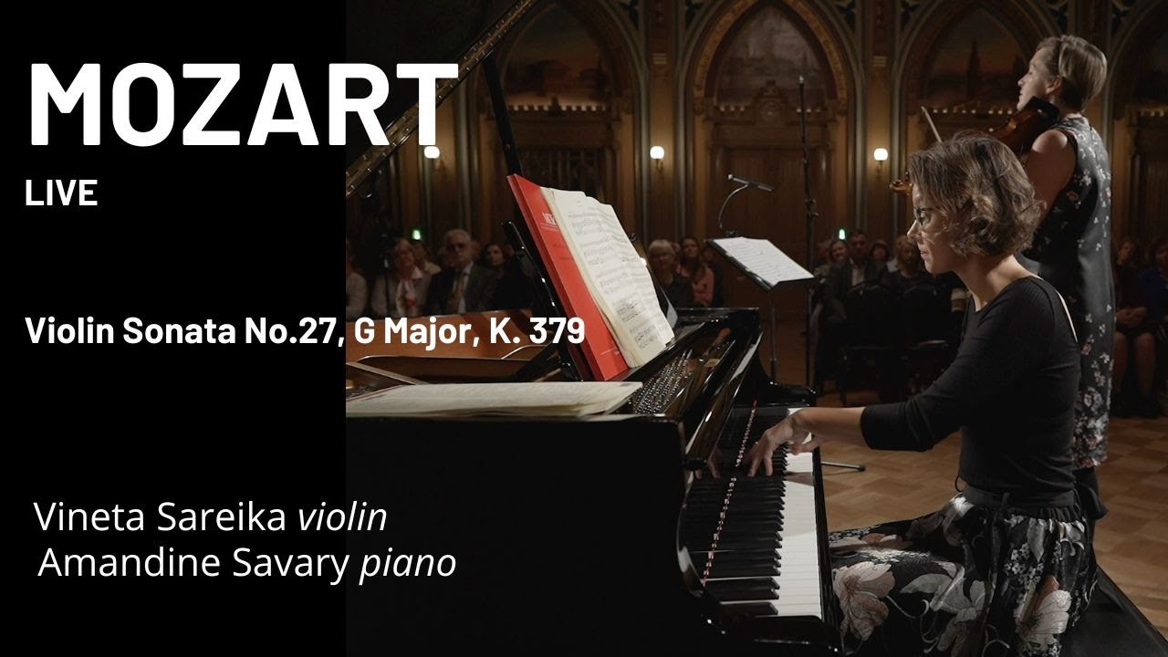 Mozart: Violin Sonata No.27, G Major K. 379 [Sareika/Savary]