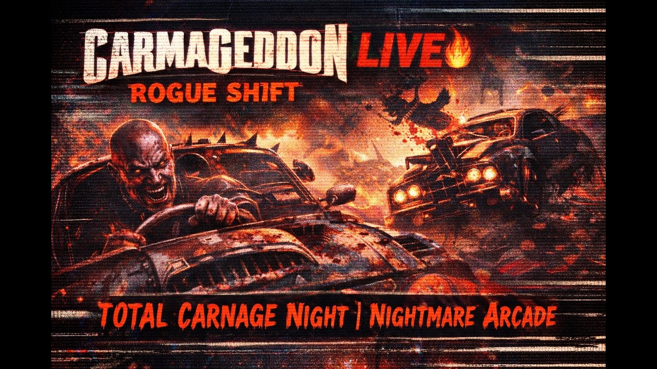 Carmageddon Rogue Shift LIVE 💀 Total Carnage Night | Nightmare Arcade