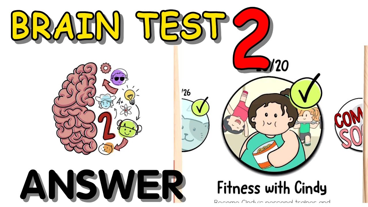 Brain Test 2: Tricky Stories Fitness with Cindy level  1 - 20