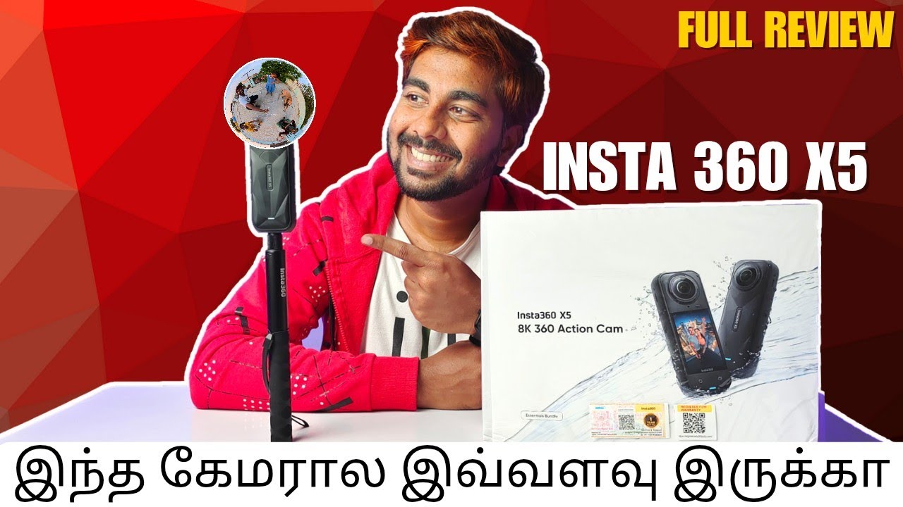 Insta 360 X5🌍 full review | vera level 360 📸 camera