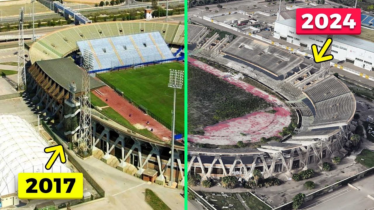 Inside 9 Abandoned Stadiums Around the World