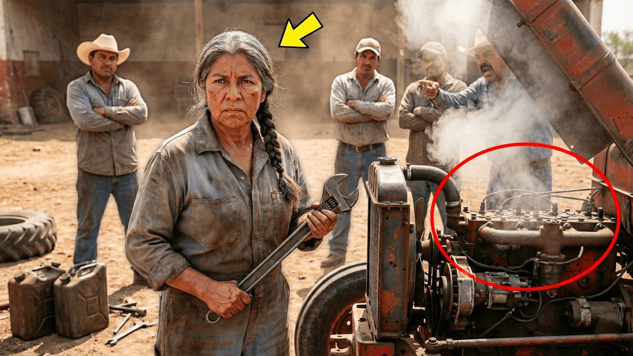 LA SACARON DEL CAMPO POR SER MUJER — Y EL TRACTOR LOS HUMILLÓ A TODOS