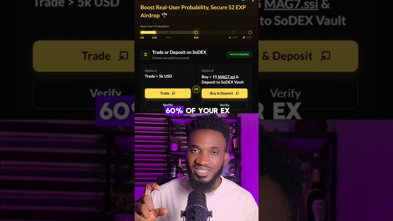 How to complete thr Sosovalue airdrop S2 verification. #sosovalue #cryptonewstoday #cryptoairdrop