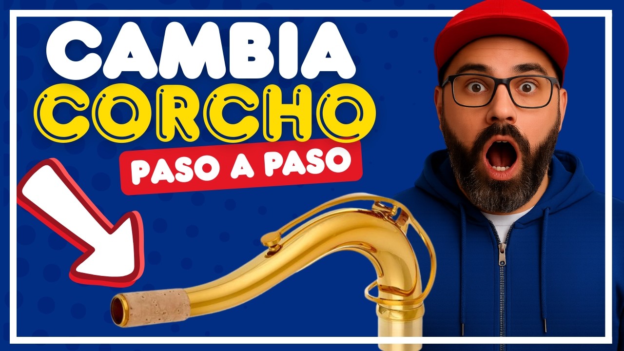 Cómo CAMBIAR el CORCHO del TUDEL de tu SAXOFÓN 🎷 | Guía REAL Paso a Paso + Herramientas 🔧