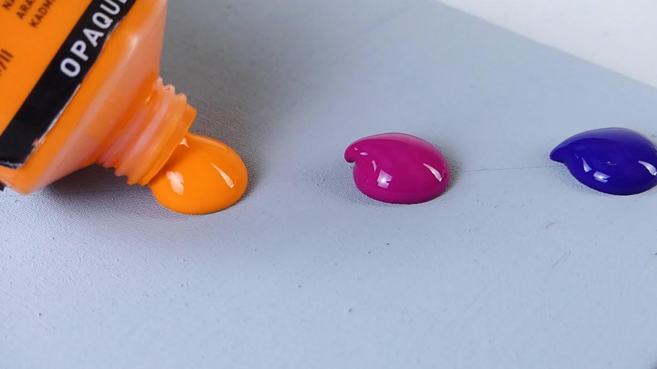 Vollmond unter einem Regenbogenhimmel | Entspannende Acrylmalerei | See and Do De 184