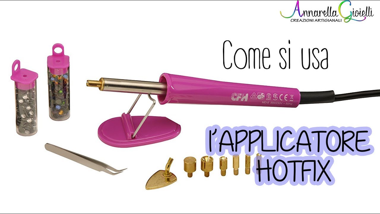 Come si usa l'applicatore strass hotfix 🌻 Annarella Gioielli