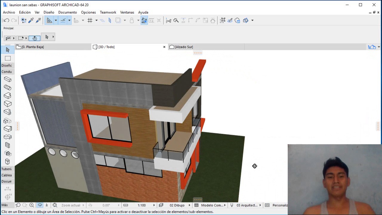 ARCHICAD ocultar lineas naranjas de puertas y ventanas