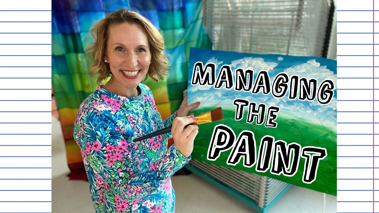 Managing the Paint- How to Use Tempera Paint in the Elementary Art Room