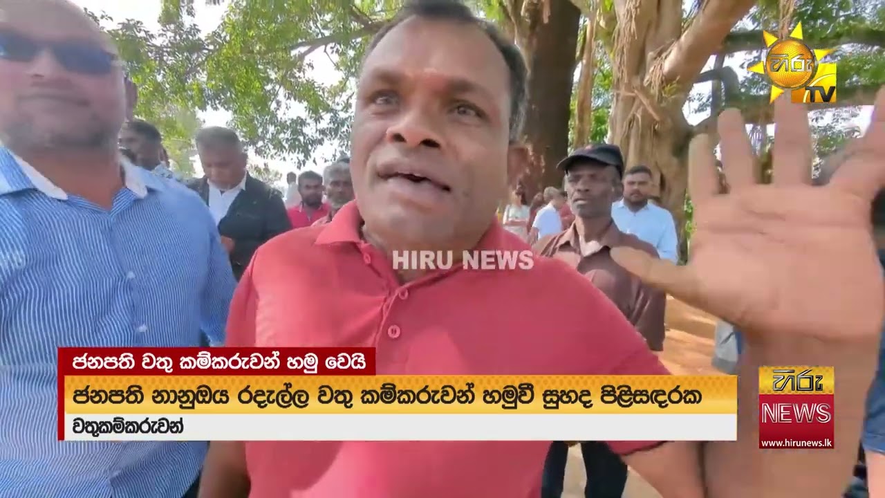 දෛනික වැටුප් වැඩි කිරීම ගැන වතු කම්කරුවන් පිරිසකගෙන් ජනපතිට ප්‍රසාදය - Hiru News