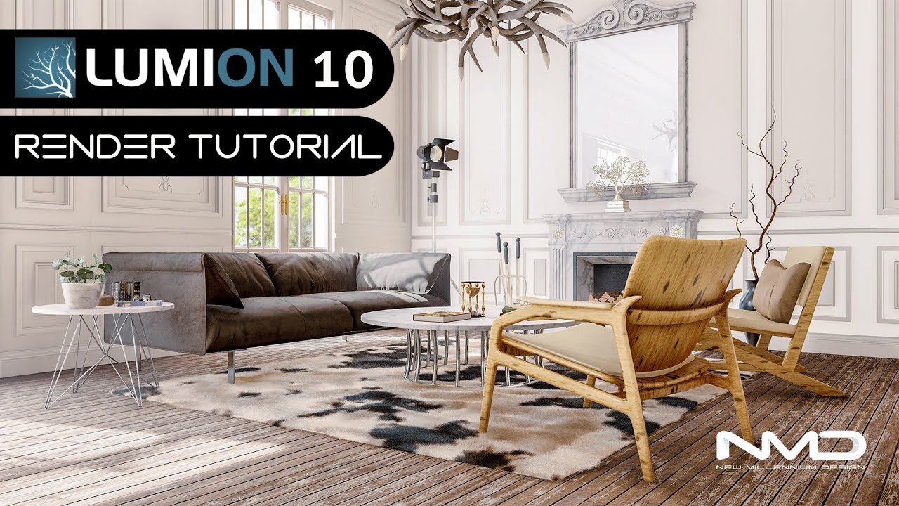 Lumion 10 Pro Classical interior 3D Rendering Tutorial