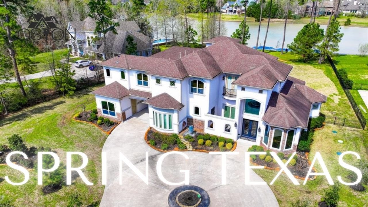 6 Bed 8 Bath Texas Home Tour with Backyard Lake • Sauna|Gym • Theater • Wine Closet • Houston Living