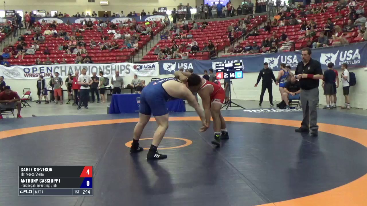 120 Semis - Gable Steveson (Minnesota Storm) vs. Anthony Cassioppi (Hononegah WC)