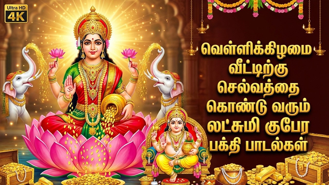 Friday Powerful Laxmi Kubera Mantra | 108 Times Chanting Mantram | Laxmi Kuberar Bhakti Songs