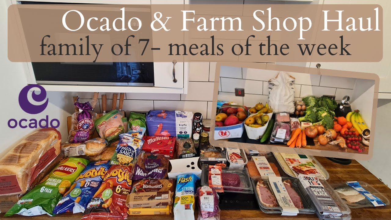 £106 FAMILY OF 7 GROCERY HAUL & FARM SHOP |  APRIL 2023