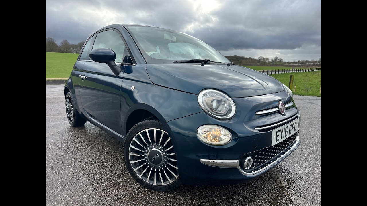 2016 Fiat 500 1.2 Lounge MK2 360 Walkaround Exterior Interior Review