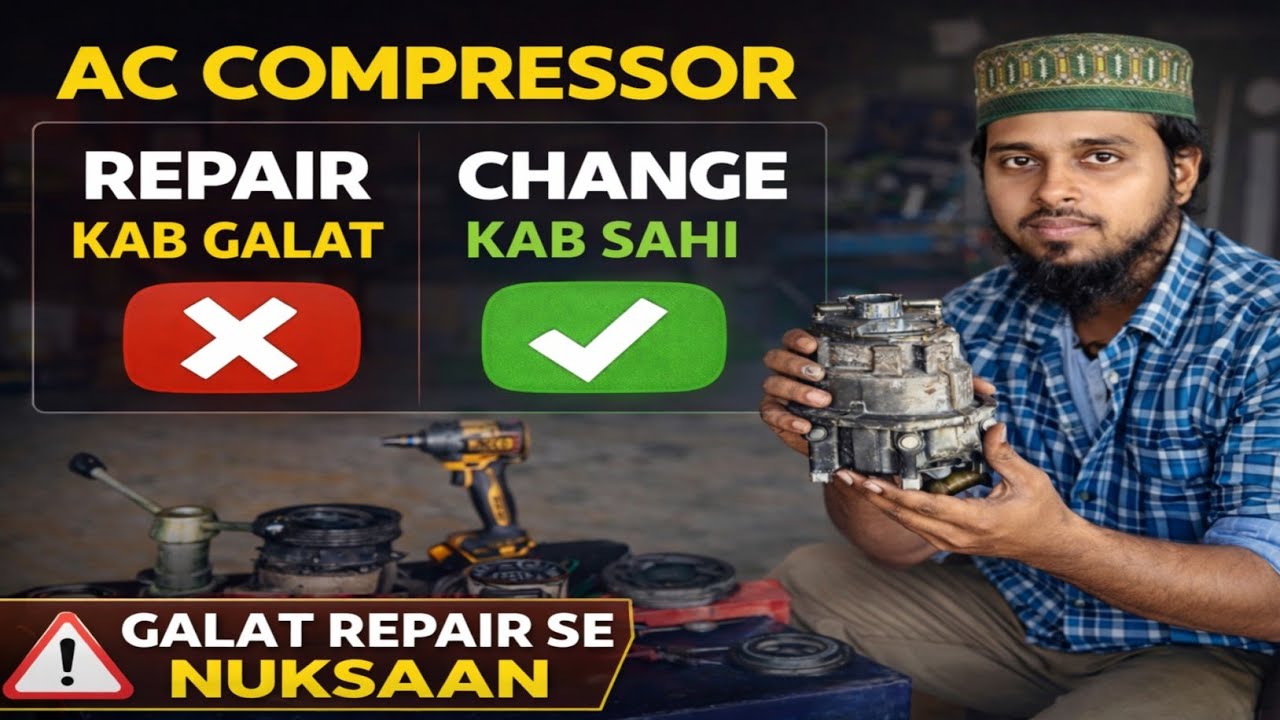 AC Compressor Repair ❌ Ya Change ✅ | सही फ़ैसला कैसे करें ✅