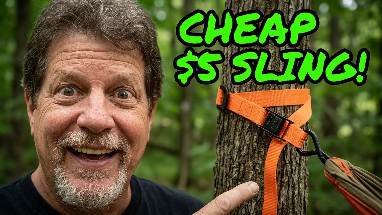 Hammock Hanging Easy & Cheap - The $5 Hammock Sling!