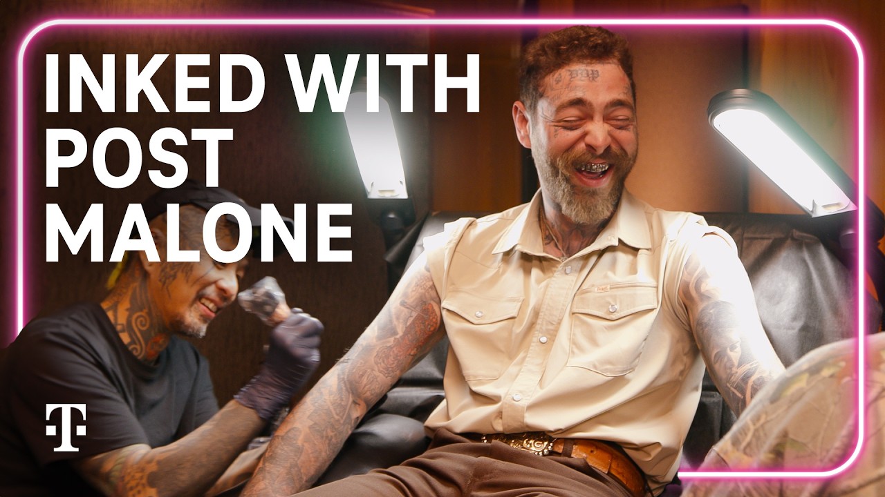 Делаю татуировку с Post Malone | T-Mobile