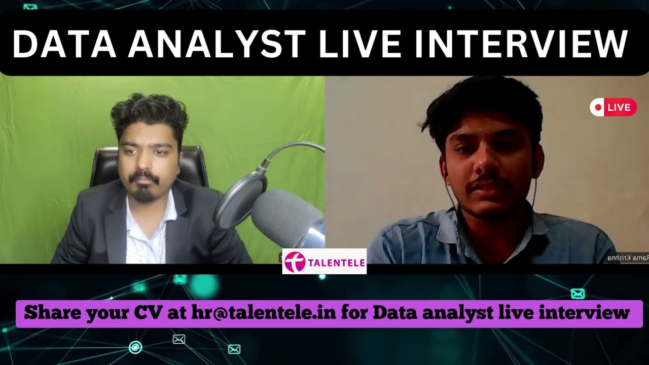 DATA ANALYST LIVE MOCK INTERVIEW 2024 | MUST WATCH | BEST DATA ANALYTICS INSTITUTE in BHUBANESWAR