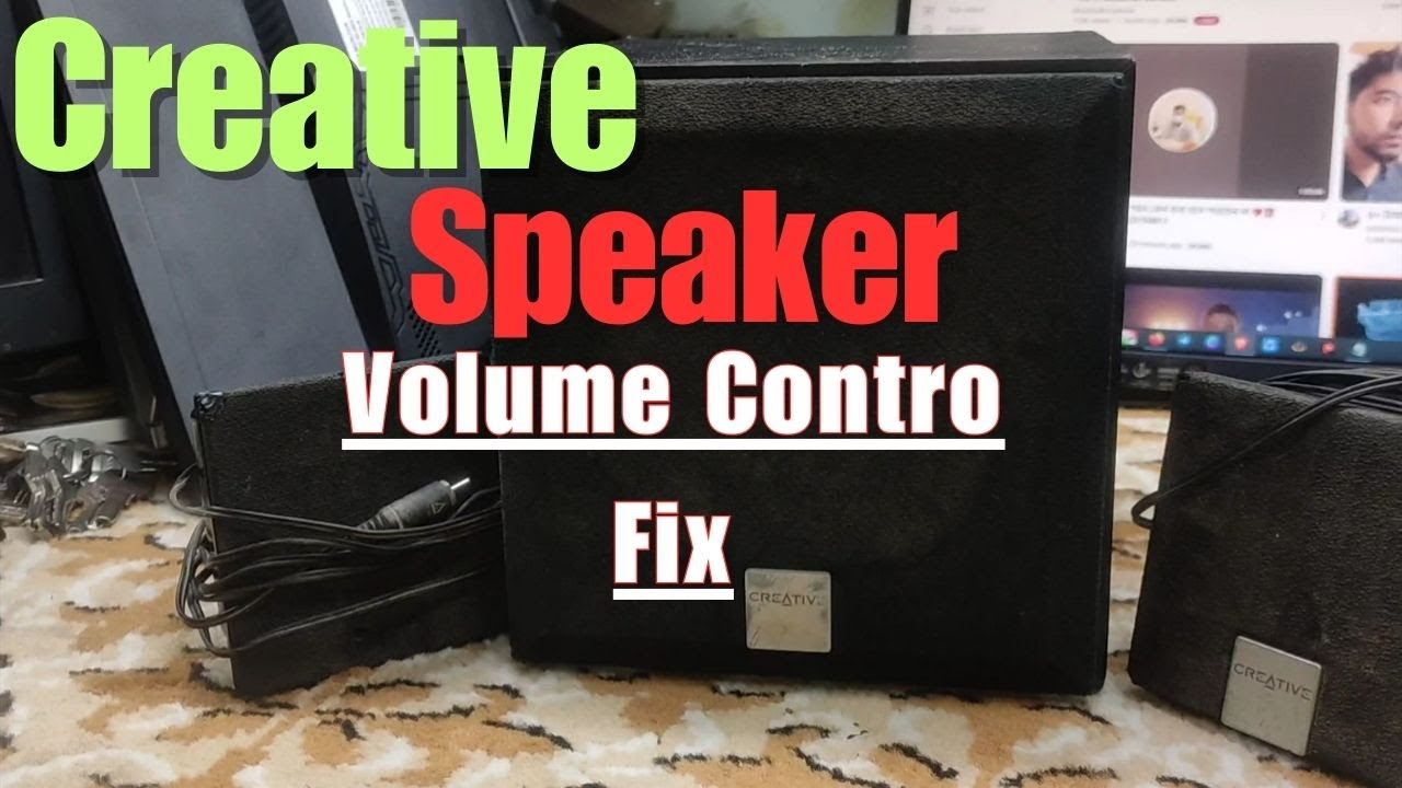 How To Fix Creative Inspire 4.1 4400 Volume Control || Created by Afjal Hossain