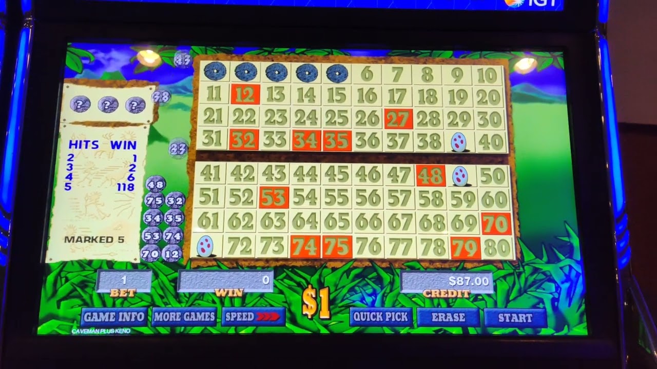 Caveman Keno Plus!!!#casino #keno
