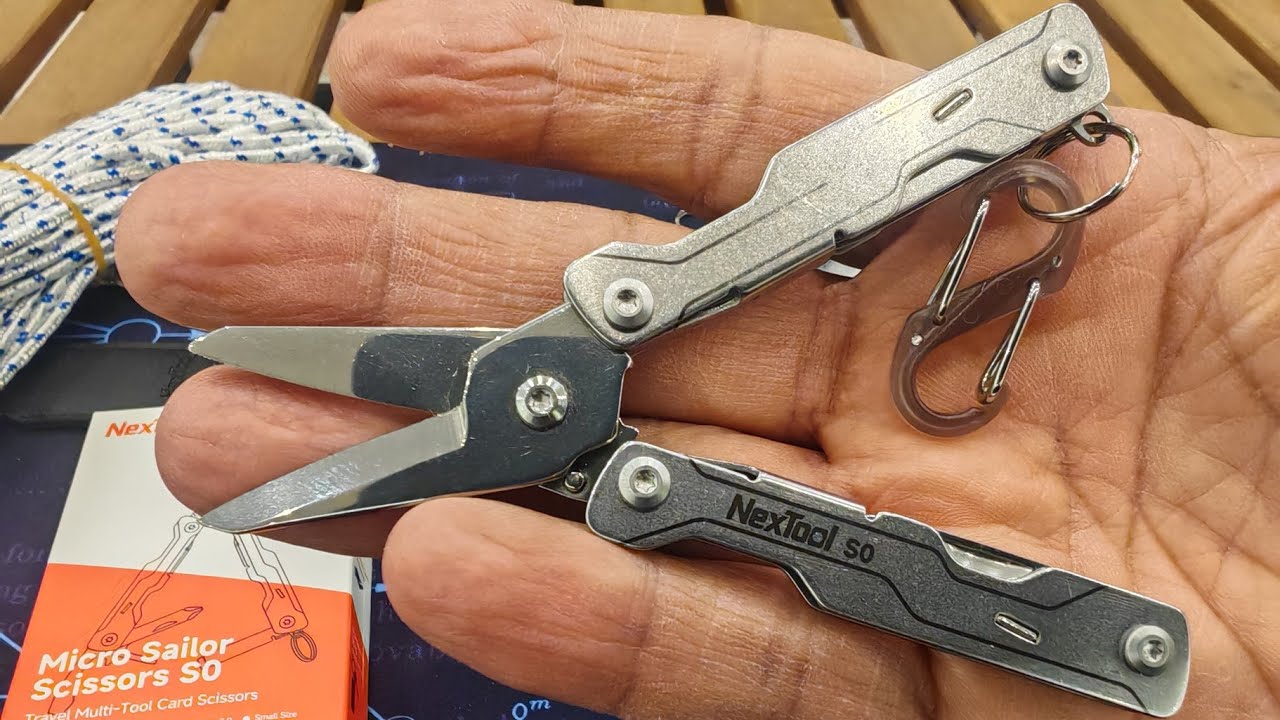  nextool أصغر وأحدث أداة من nextool mini sailor scissor s0 multitool 