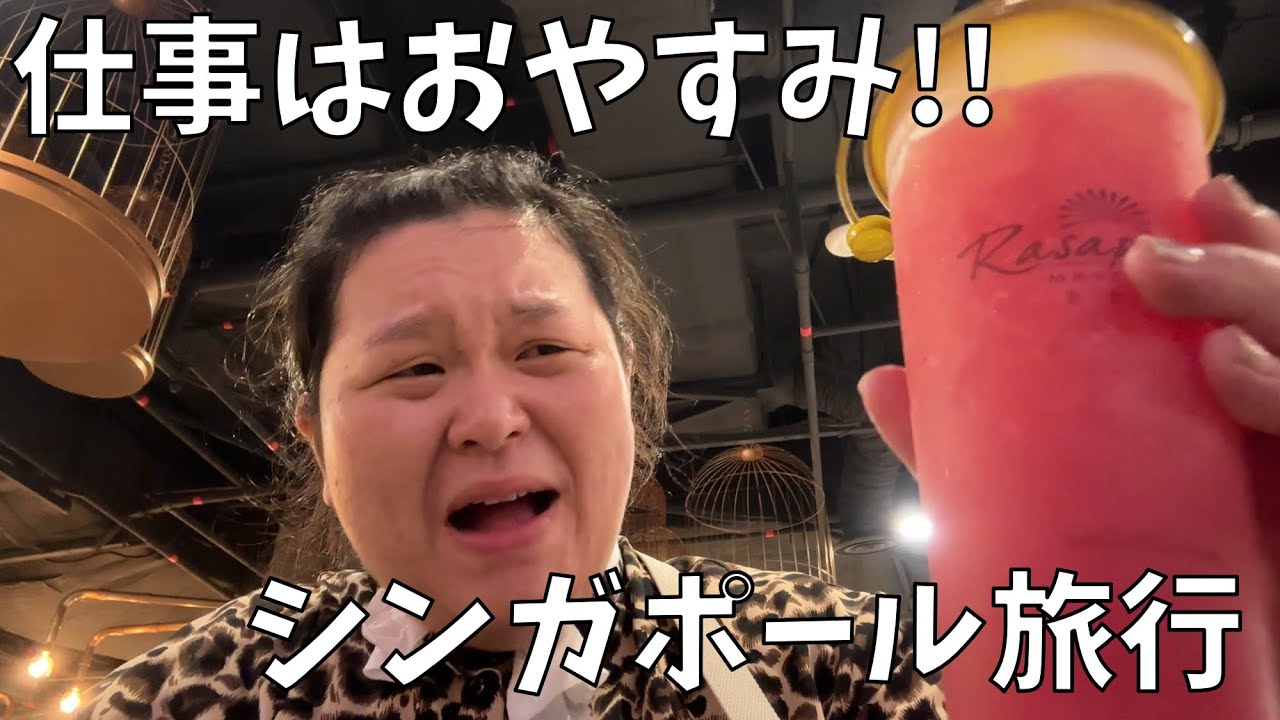 【まさかのツイン】メンバーと4泊5日のシンガポール旅行したよ!!【美味しい物いっぱい】