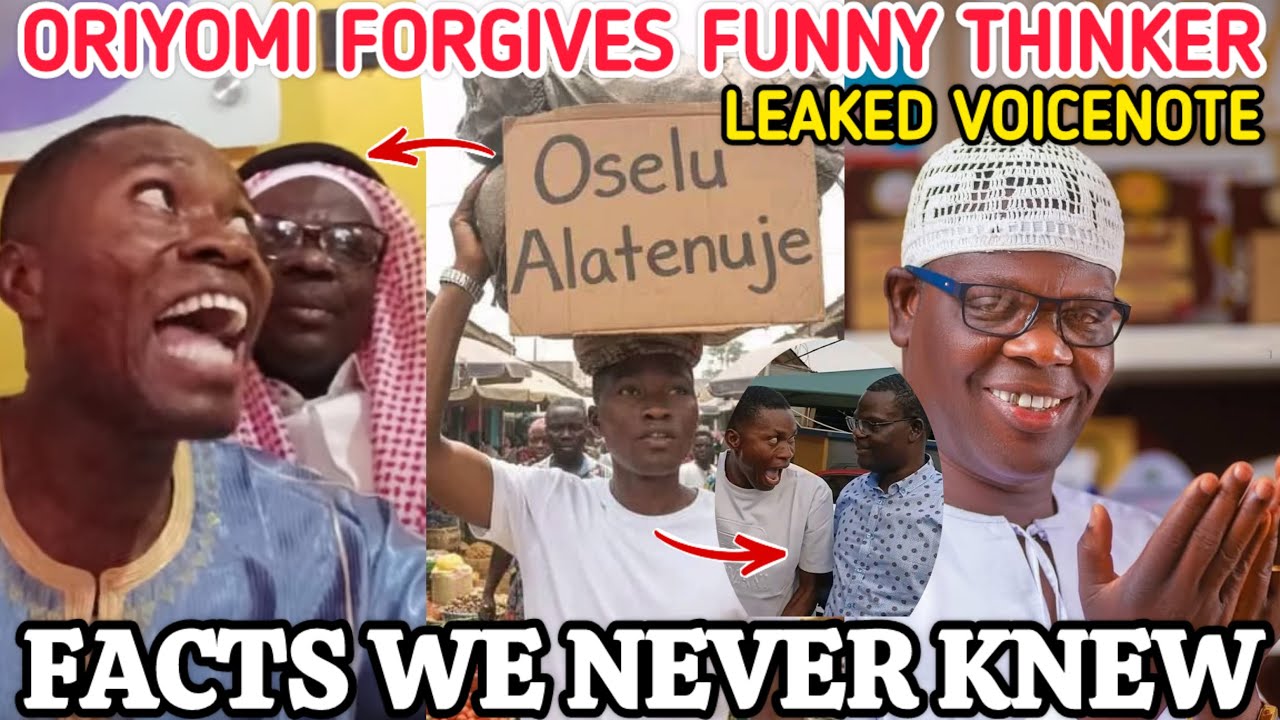 ORIYOMI HAMZAT response to FUNNY THINKER-This is deep