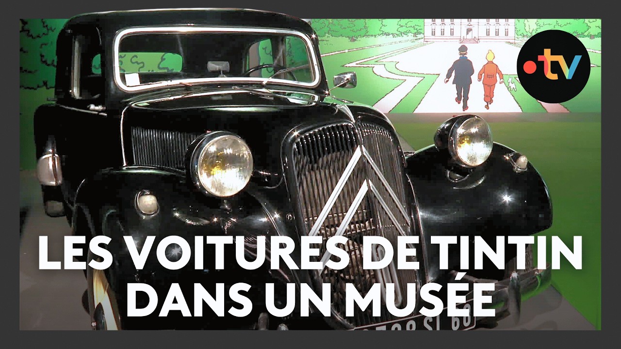 Les voitures de Tintin exposées au musée de l'automobile