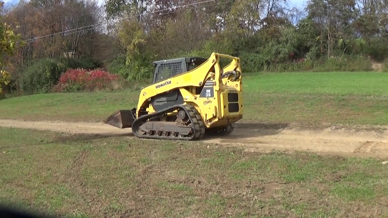 2006 KOMATSU CK35-1 TRACK SKID STEER, 2 SPEED, CAB...84 HP!!