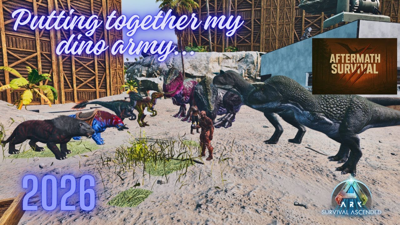 Ark Survival Ascended | Building a Dino Army From Scratch
