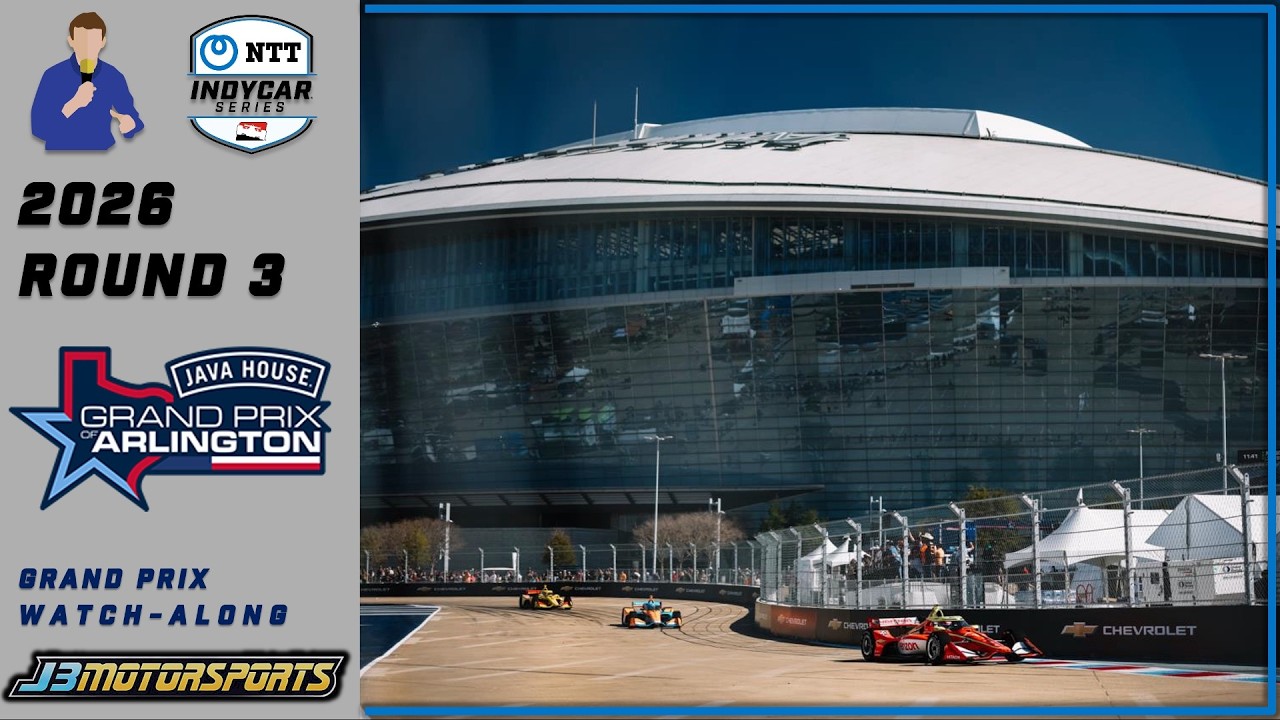 🔴 NTT INDYCAR Series | 2026 | Round 3 | Arlington | #GPArlington Watch-Along