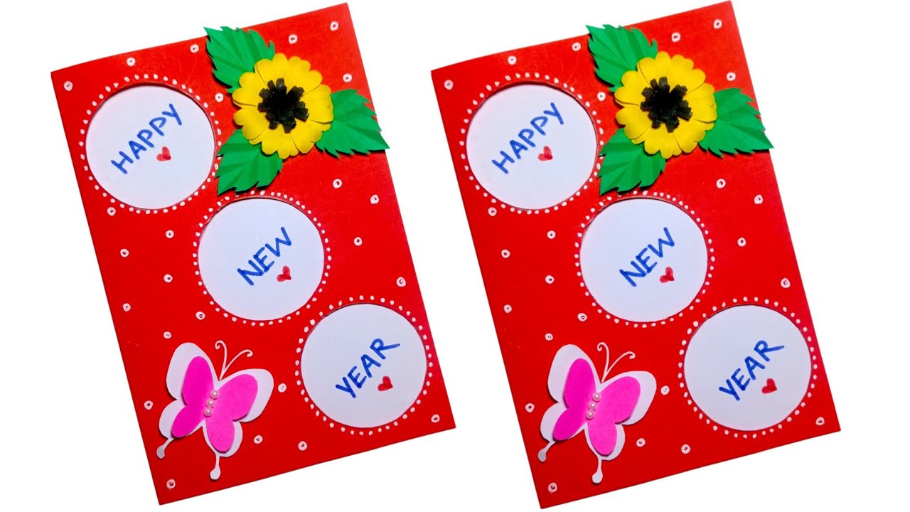 Unique & Quick Greetings Card Idea / Happy New Year Easy Craft / DIY Special Card For Special Moment
