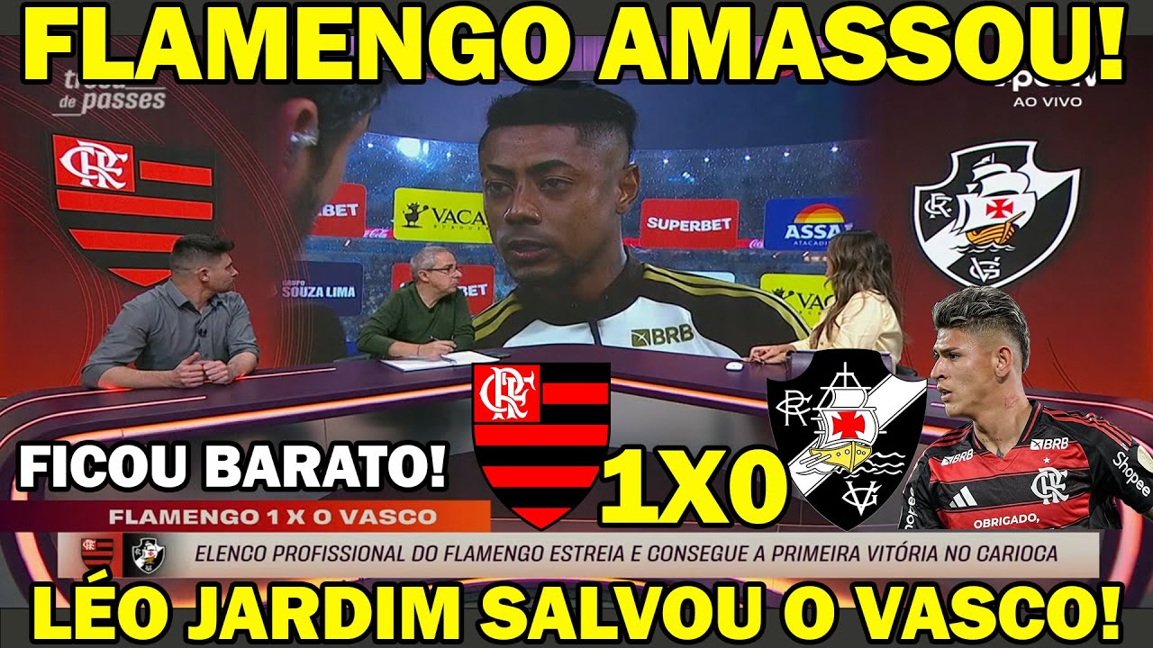 FLAMENGO DOMINA O CLÁSSICO CONTRA O VASCO ❗VASCO  FOI FUZILADO ❗VEJAM AS ANALISES PÓS JOGO