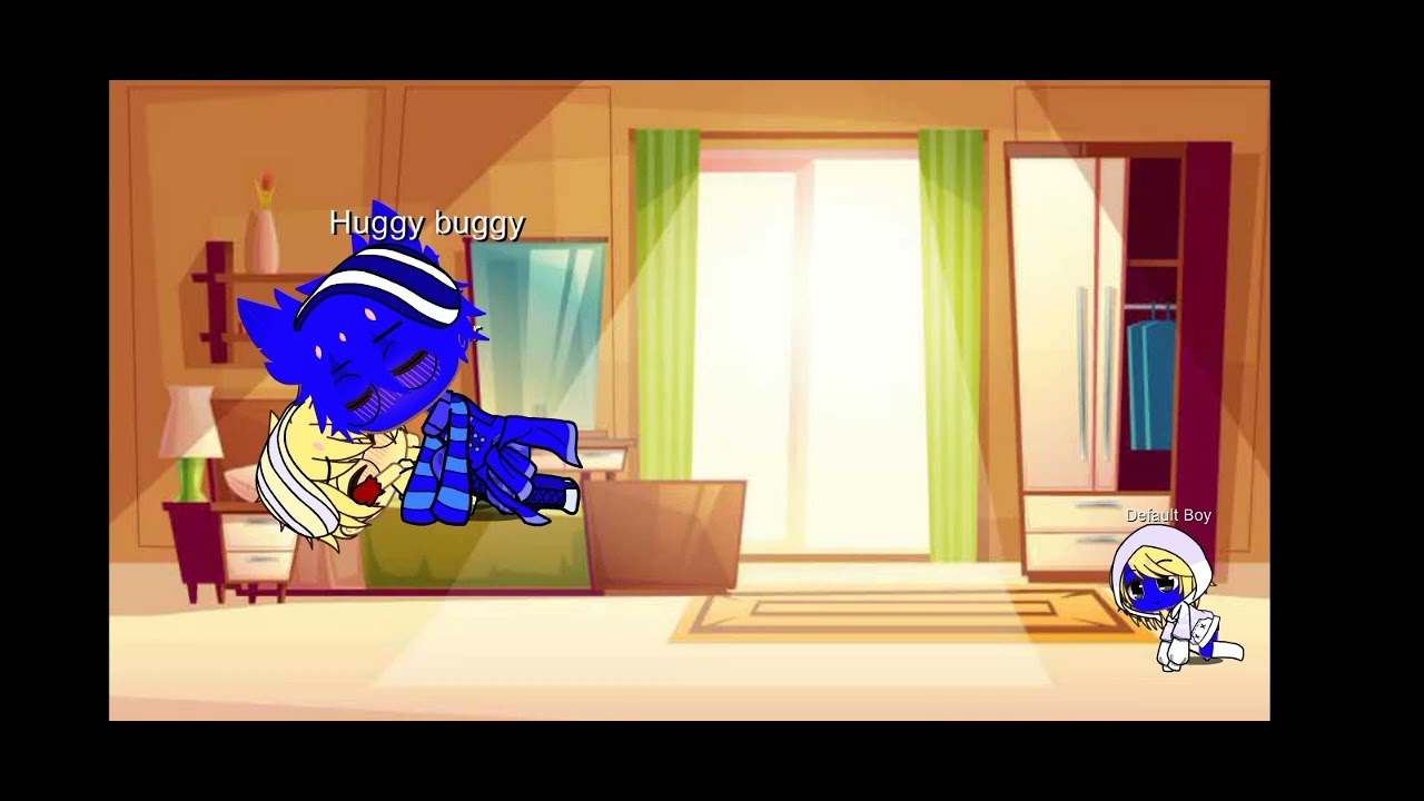 24 horas huggy y player siendo padres xd (mini huggy buggy)