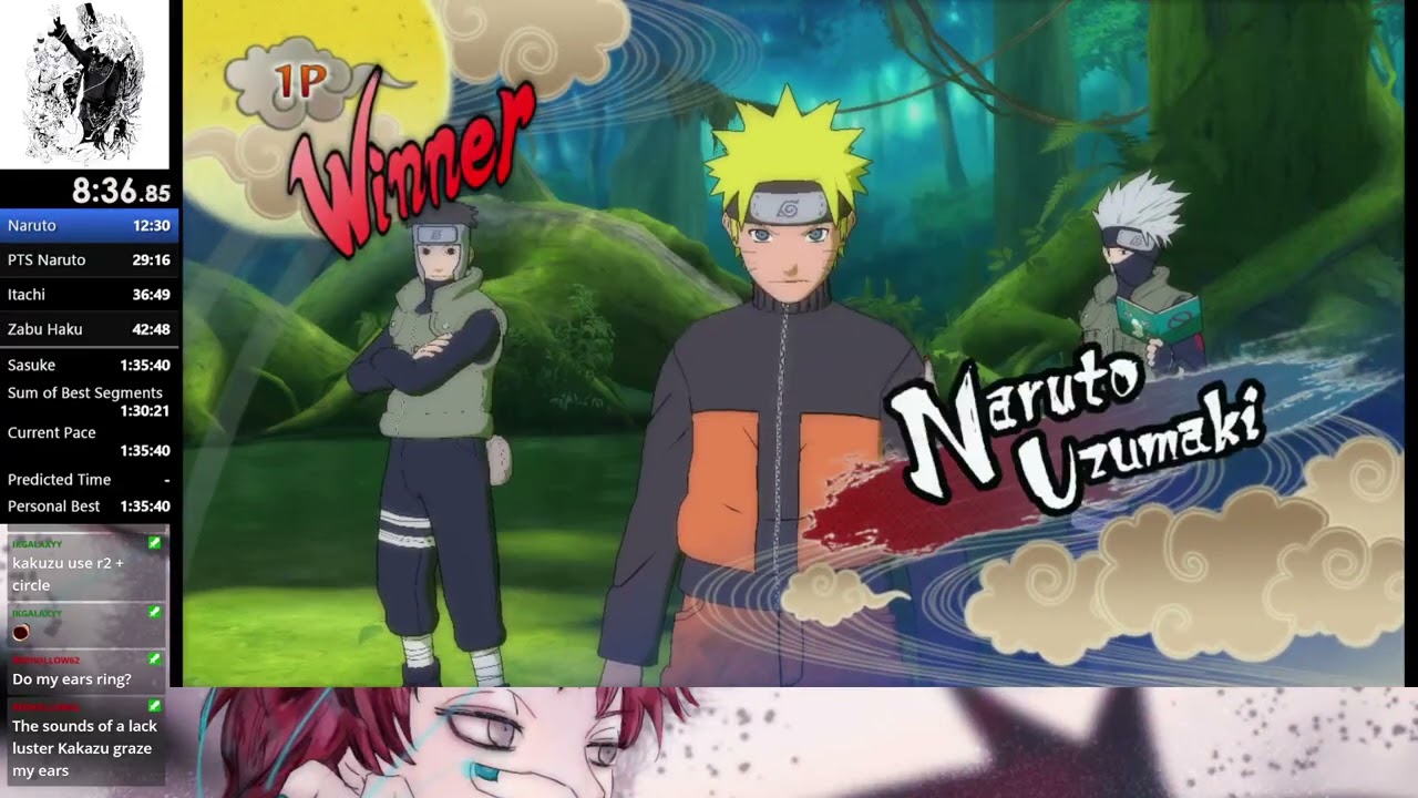 Naruto Storm Generations: All Tales Speedrun (1:34:26)