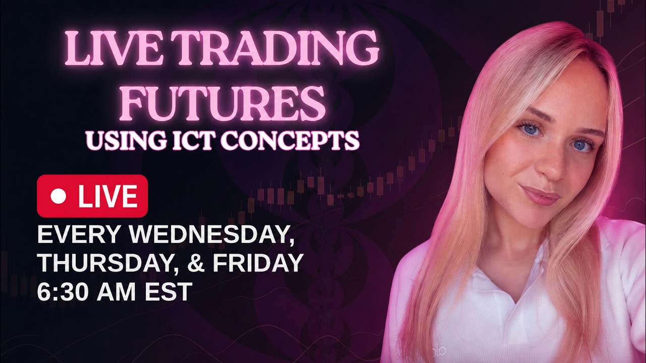 Live trading futures with ICT concepts! | 10th June 2026 | Claudia Trades