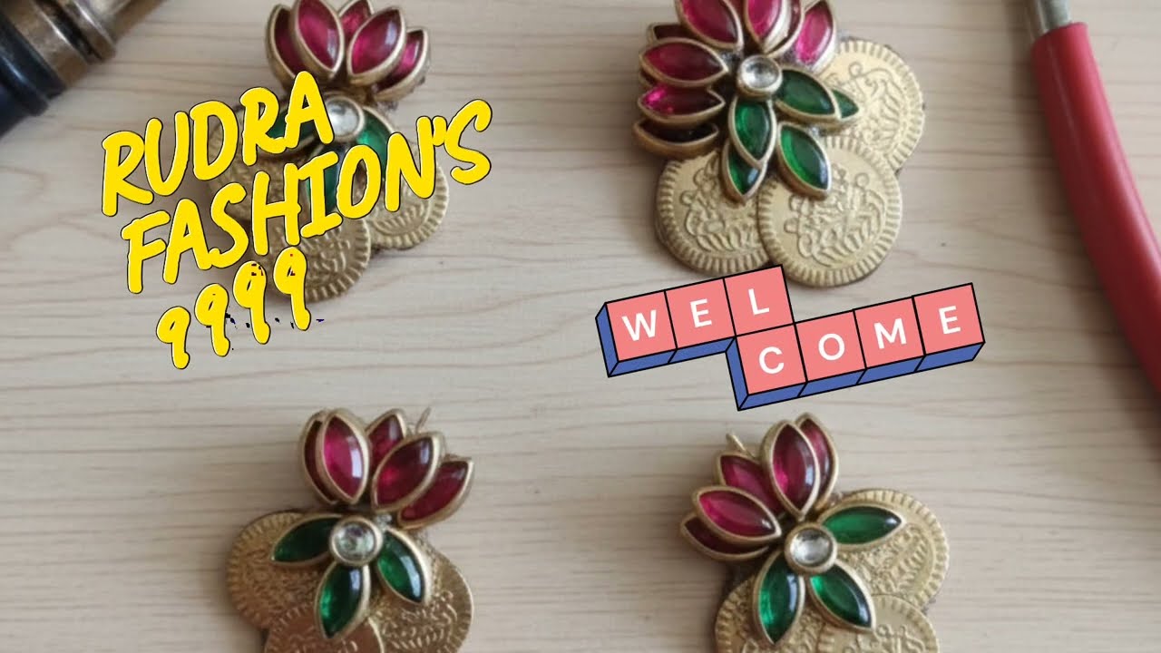 Latus Jada బిళ్ళలు #most trending kundan hair accessories  making#hand made #diy #viral #telugu