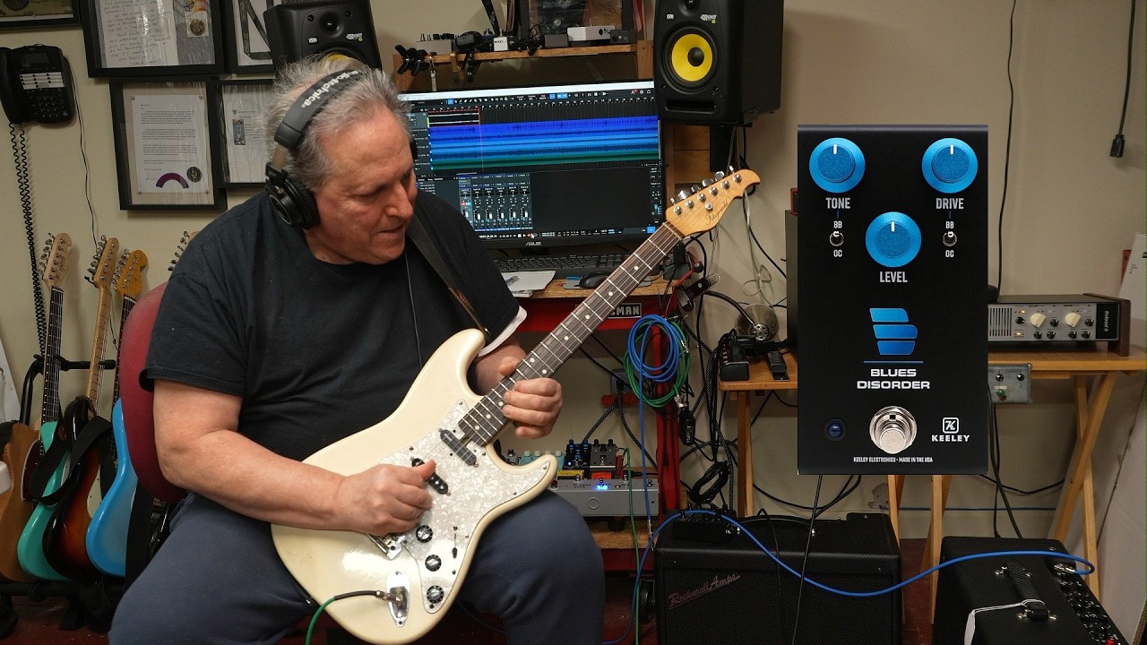 Rocknroll Amps JK15R Keeley Blues Disorder Jamming to Floyd kinda track