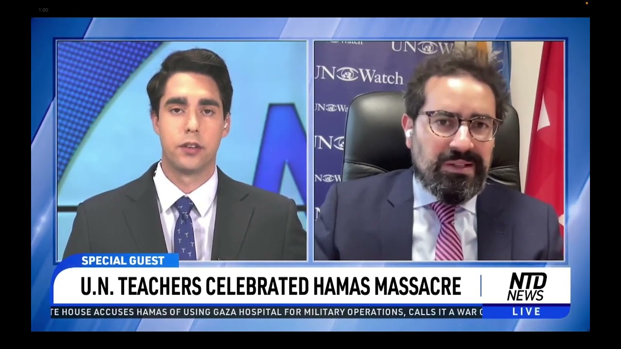 UNRWA's Teachers of Hate — Hillel Neuer on NTD TV