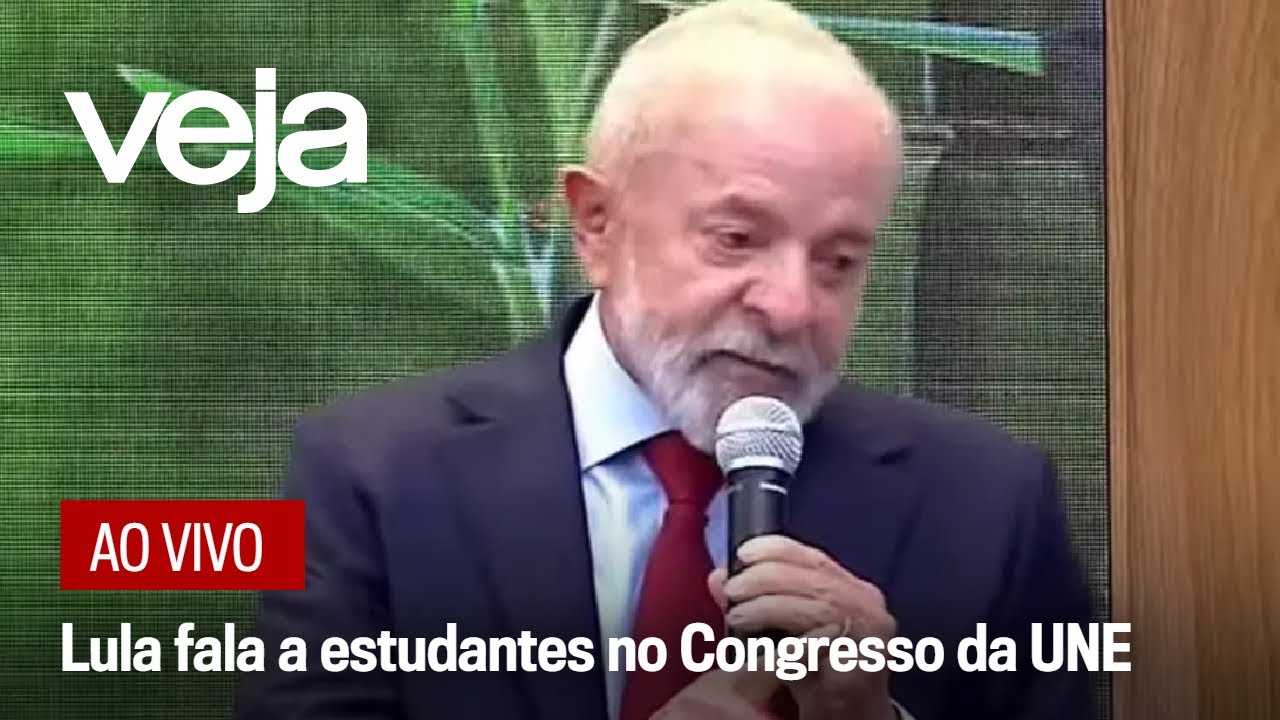 AO VIVO: Lula discursa para estudantes no Congresso da UNE; acompanhe