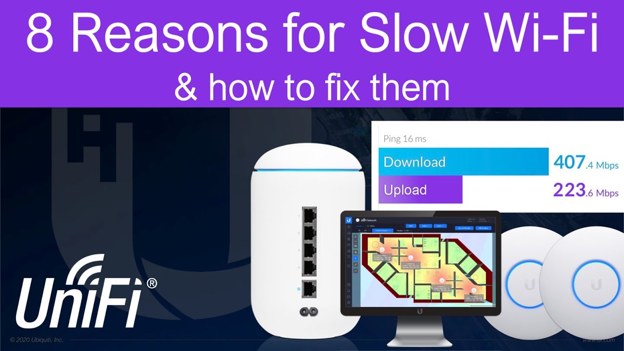 8 Reasons for Slow Wi-Fi Speeds and How to Fix them