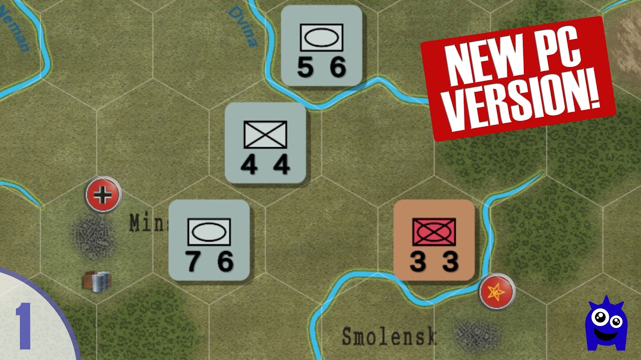 No Retreat! The Russian Front Playthrough #1 | PC Hex & Counters Wargame | Steam | Episode 1