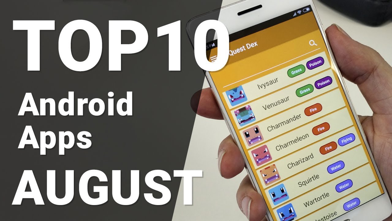 Top 10 Android Apps from August 2018 [1080p/60fps]