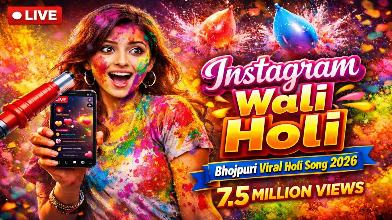 #video |Instagram Wali Holi | Tu Holi Instagram Pe Khelbu Ka|New Bhojpuri Holi Song 2026