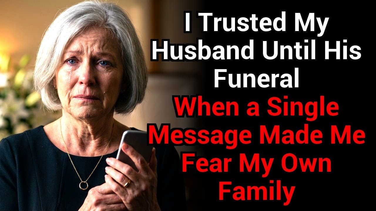 I Trusted My Husband Until His Funeral, When a Single Message Made Me Fear My Own Family
