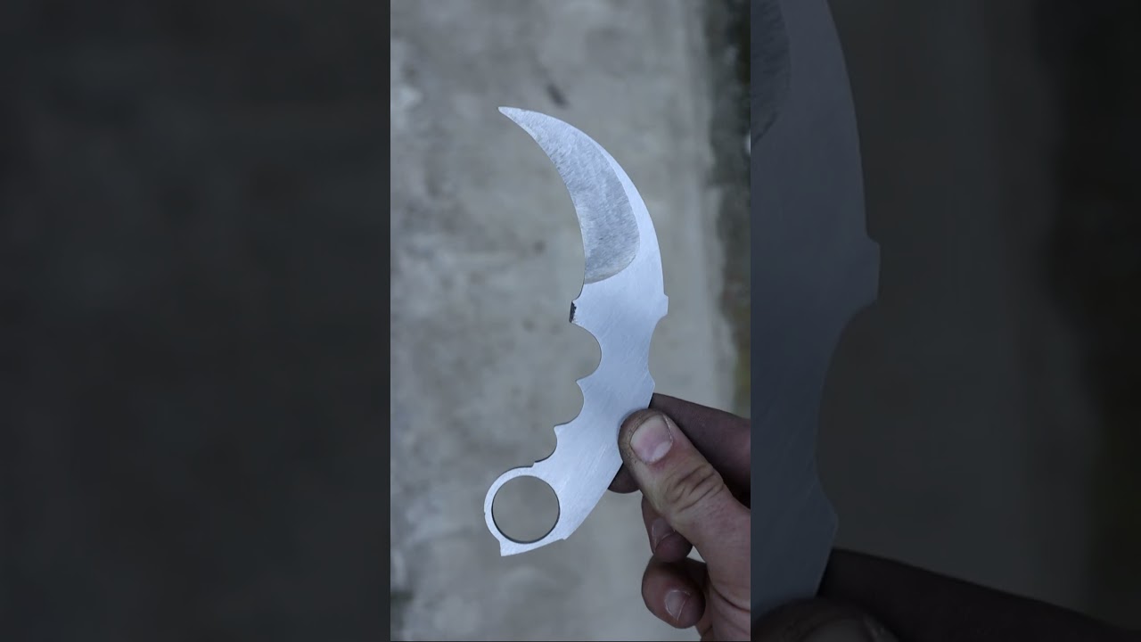 Making Steel Karambit out of Spring