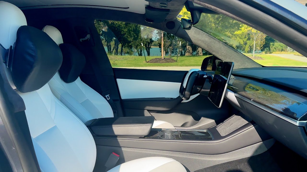Must Have Hansshow Accessory for The Tesla Model Y/3 (Adjustable Headrest Pillows)