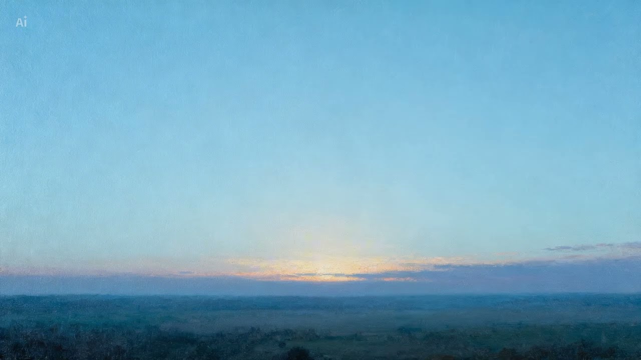 Storm Beyond | Cinematic Stormy Landscape Oil Painting | Calm 4K Screensaver