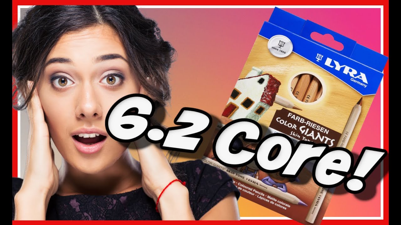 Colored Pencils With A 6.2 mm Core By Lyra Demo And Review